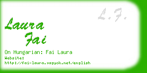 laura fai business card